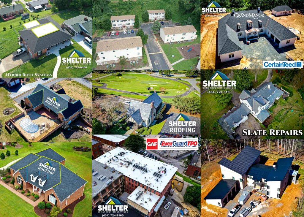 Shelter Construction Services Commercial and Residential Roof Systems.