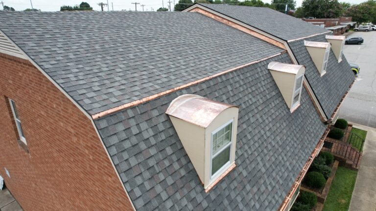 Copper Accents and Dormers with Shingles